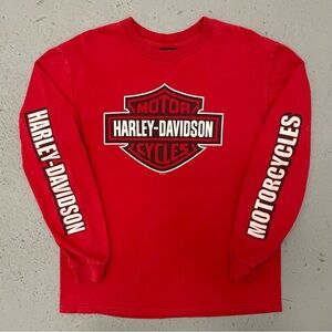 Vintage 2011 Harley Davidson Motorcycles Rare Biker Long Sleeve T Shirt Large